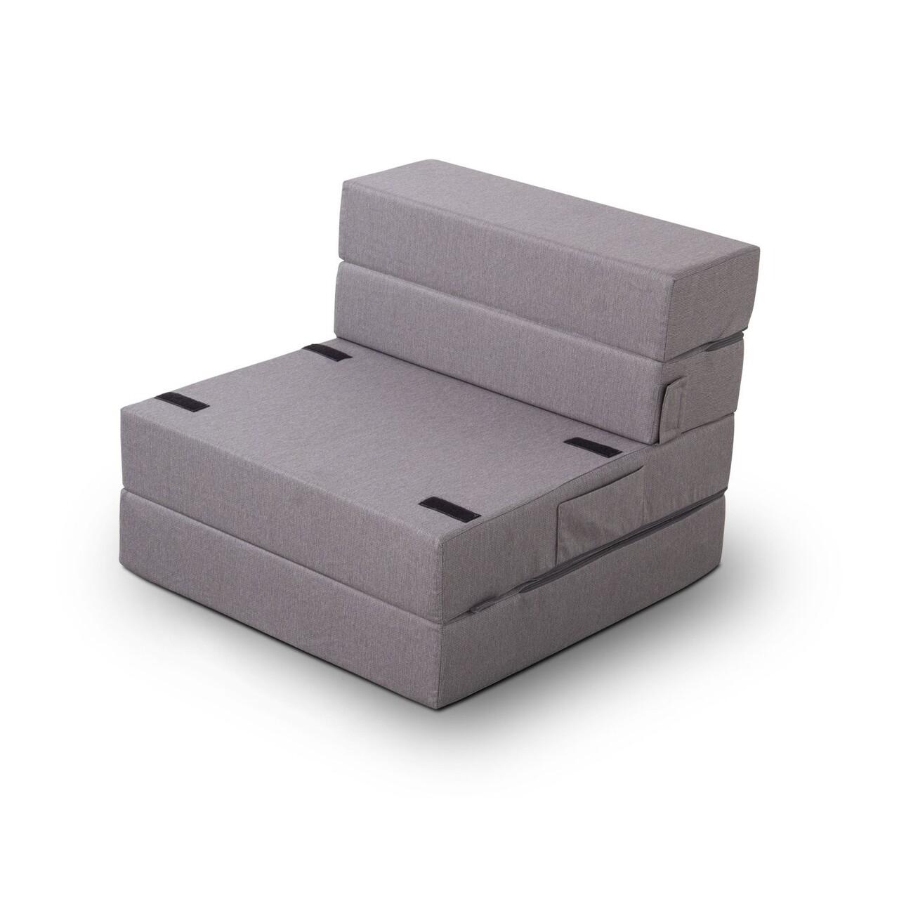 Fotoliu extensibil, Atelier del Sofa, 363SLD1154, Spuma elastica, Gri - view 3