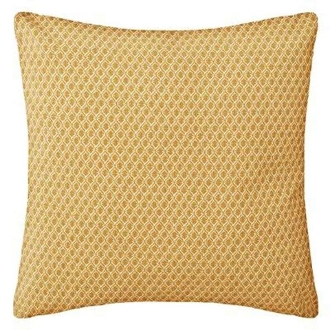 Perna decorativa, Pattern Otto, 38x38 cm, bumbac/poliester, ocru