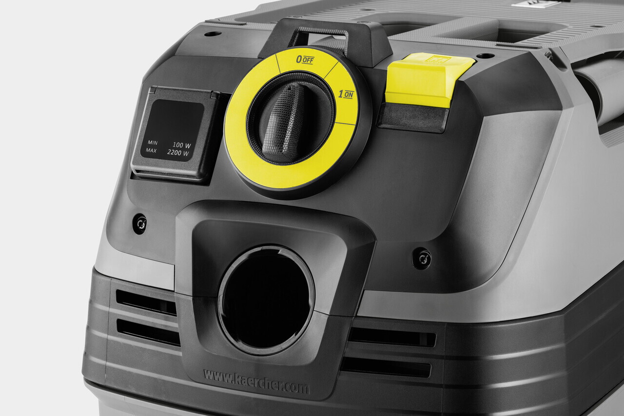 Aspirator umed-uscat profesional NT 40/1 Ap L, Karcher, gri — imaginea 5