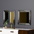 Set de oglinzi, Siam, Bale, MDF , Argintiu