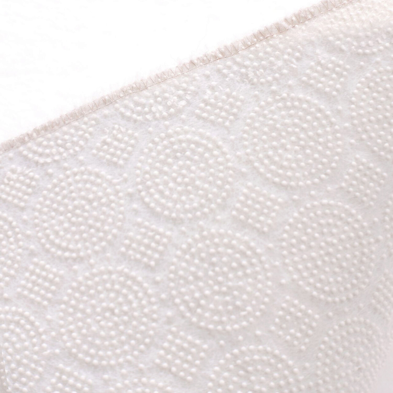 Covor (80 cm), Alanur Home, 1283, Acril, Alb