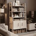 Corp biblioteca, Hanah Home, CPT4673-75, 75x140x40 cm, PLACAJ CARPEN, Natural