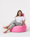 Fotoliu puf, Bean Bag, Ferndale Lina, 70 x 80 cm, poliester impermeabil, roz