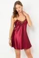 Camasa de noapte, 995MRE1693 - M/L, Miorre, Poliester, Rosu claret