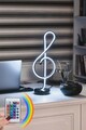 Lampa de masa, Curlux, 509CRL1107, Aluminiu, Multicolor