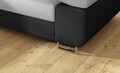 Coltar extensibil stanga 4 locuri, ELTAP, Anton, 272x203x85 cm, lemn/poliester, gri deschis/negru