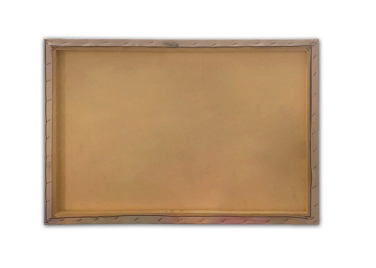 Tablou Decorativ, Kanvas Tablo (50 X 70), Canvas, Lemn, Multicolor