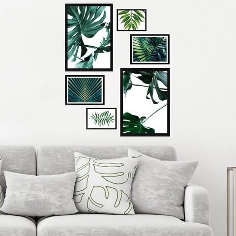 Set 6 tablouri decorative, SET_004, Lulu, 17×22 cm/24×29 cm/34×44 cm, plastic Lulu
