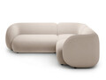 Coltar dreapta 4 locuri, Kate, Micadoni, 252x220x76 cm, catifea, bej