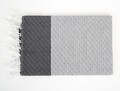 Prosop de plaja Alaz, Irya Home, 90x170 cm, negru