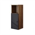 Dulap de baie, Hanah Home, 2467, 35x90x30 cm, MDF, Pin Atlantic / Antracit