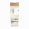 Oglinda Cheval, Siam, Vitros, 55x150x2.2 cm, MDF , Transparent/Negru