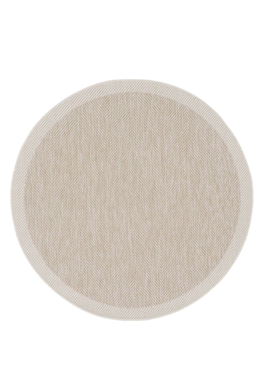 Covor (160 cm), Sisalux 3085 Round, 160x160 cm, Bej - view 2