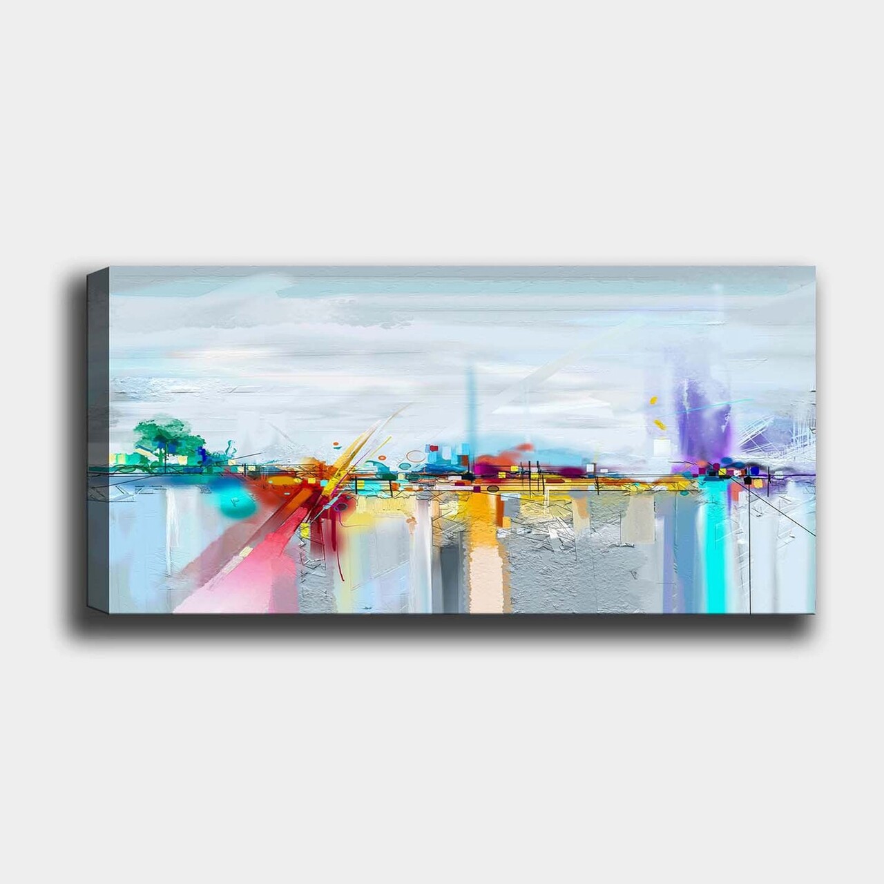 Tablou decorativ, YTY1041141790_50120, Cadru: 100% LEMN (grosime: 3 cm), Multicolor - view 2