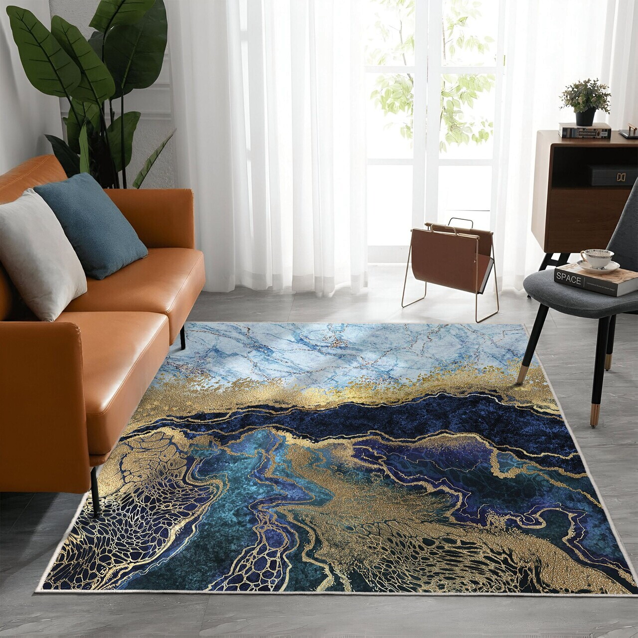 Covor, Hmnt768, 100x300 cm, Poliester, Multicolor — imaginea 2