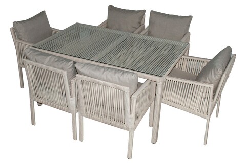 Set mobilier de gradina, Jumilla, Otto 6, Maro deschis Jumilla