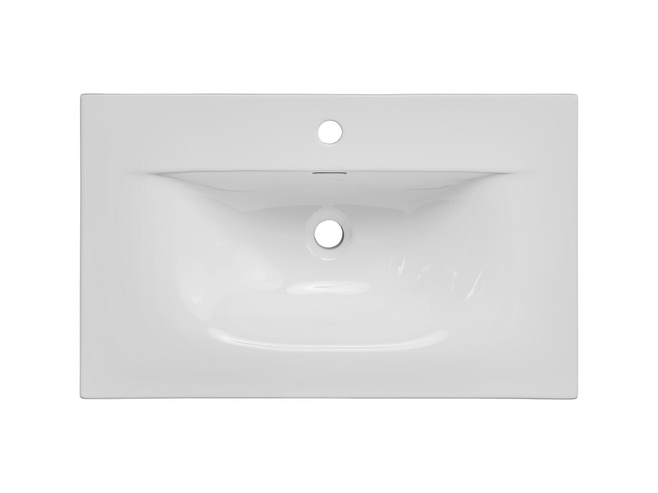 Set dulap de baie cu lavoar si sifon, 80 cm Sky, Adel Black, Comad, MDF/PAL laminat, negru mat — imaginea 2