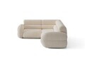 Coltar stanga 5 locuri, Neo, Micadoni Home, 295x210x83 cm, tesatura Chenille Silencio, bej deschis