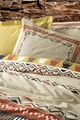 Lenjerie de pat dubla, Magnus - Mustard, Cotton Box, Bumbac Ranforce