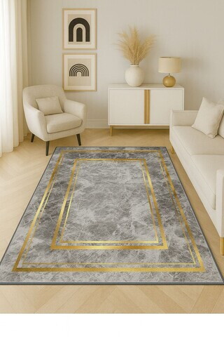 Covor, HM-CRP25-37, 100x180 cm, Poliester, Multicolor