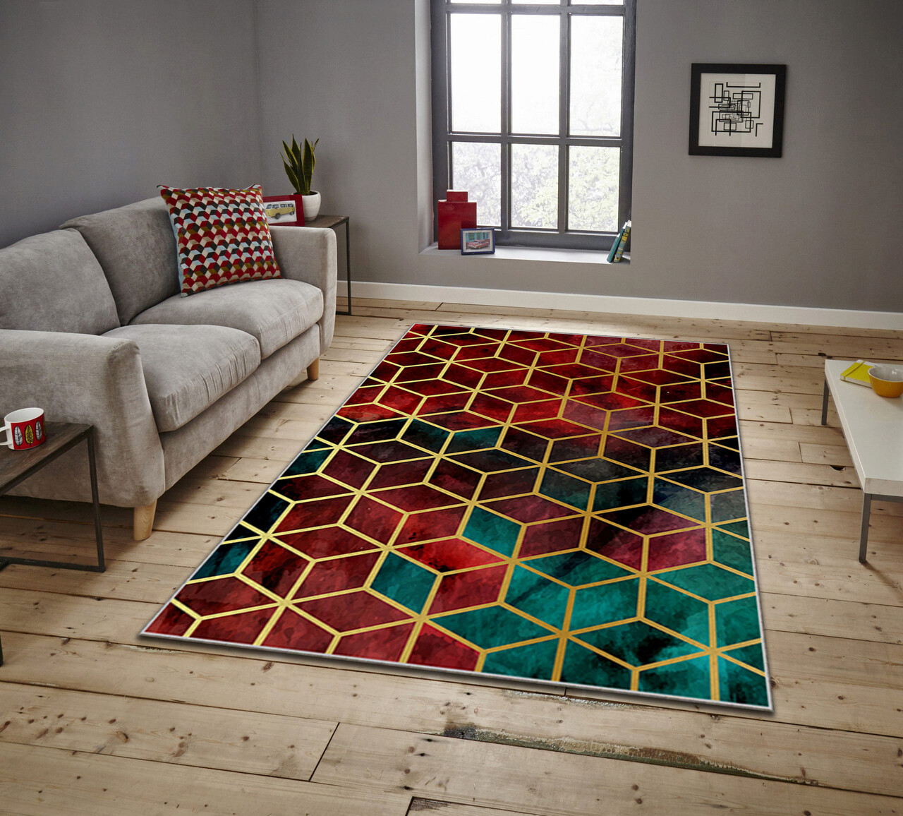 Covor ASR CRPT-100  100x180 cm Poliester Multicolor