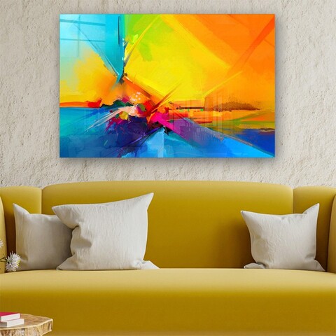 Tablou decorativ, CAM1044630916, Sticla temperata, Dimensiune: 40 x 60 cm, Multicolor Maignan