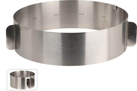 Forma pentru prajituri Spring, 16/30x7.5 cm, inox