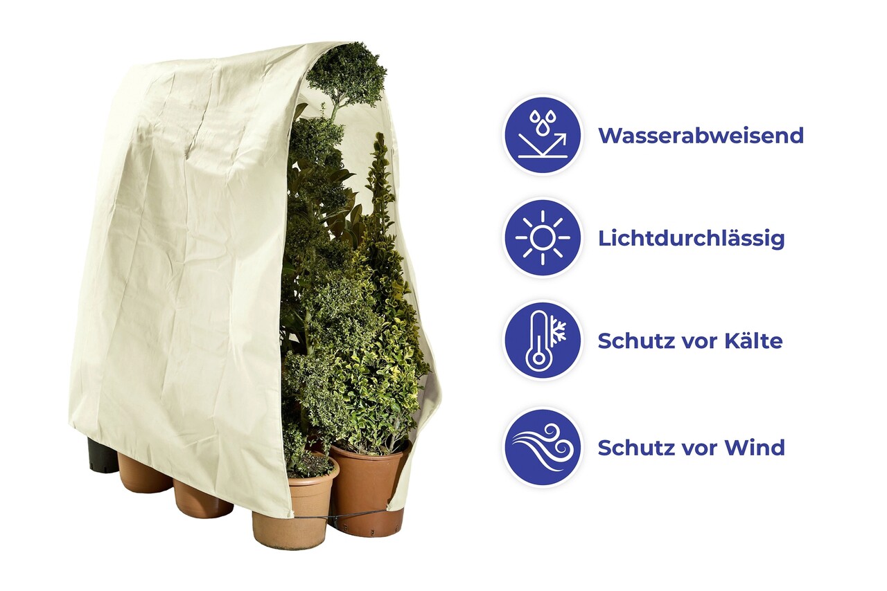 Prelata pentru protectia plantelor Maximex, Plant, 240x200 cm, polipropilena, bej