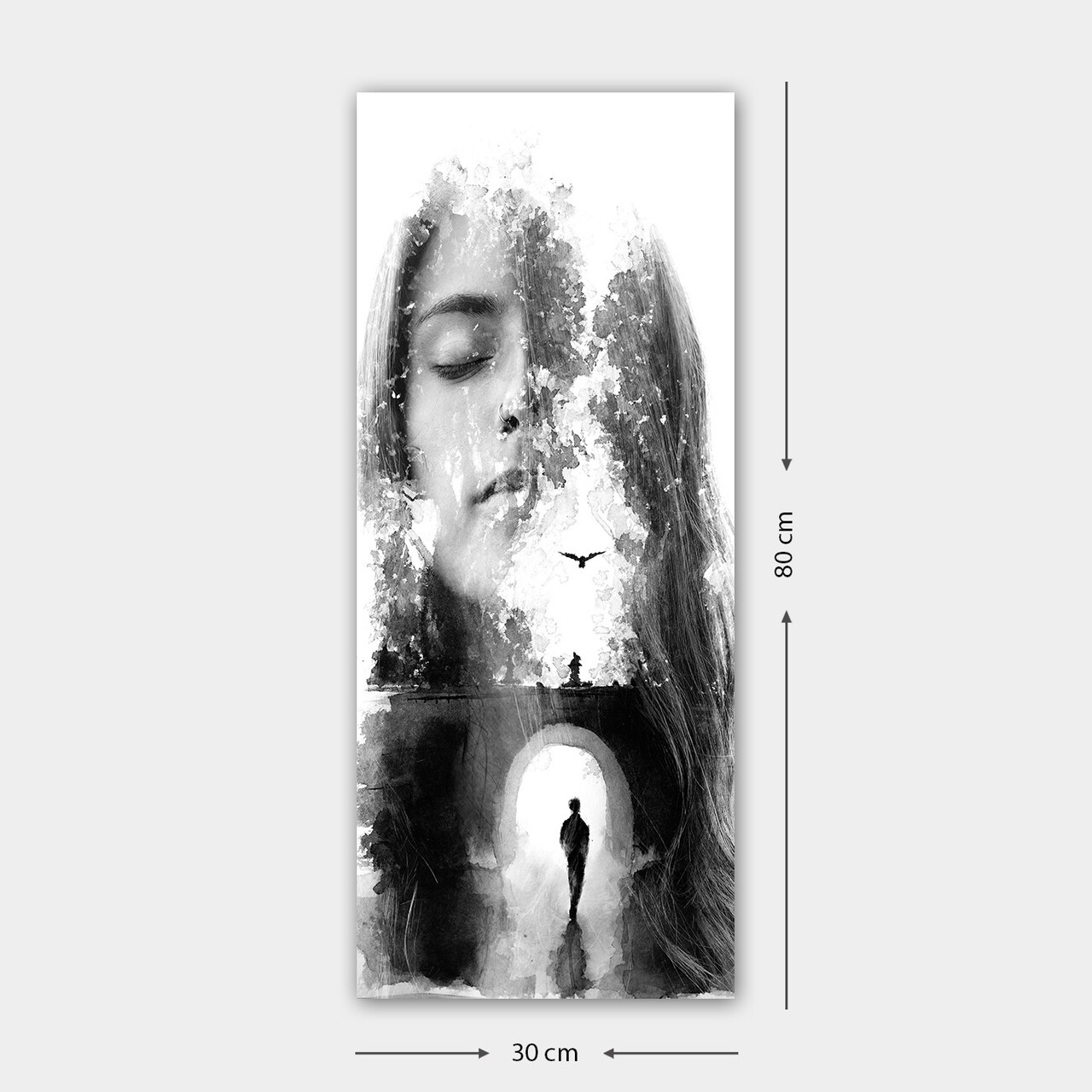 Tablou decorativ, DKY1277135953_3080, 30 x 80 cm, Multicolor - view 2