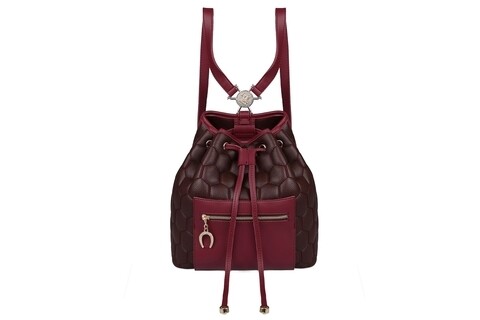 Rucsac Beverly Hills Polo Club, 711, piele ecologica, visiniu