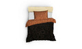 Lenjerie de pat pentru o persoana (FR), Dawn - Copper, Cotton Box, Bumbac Ranforce