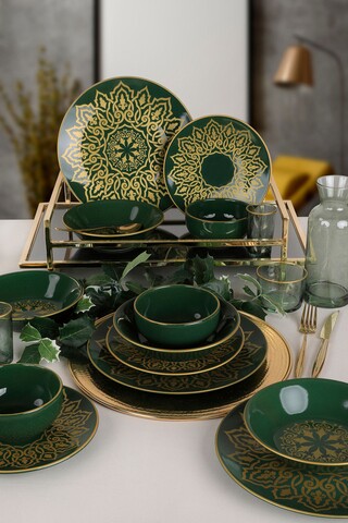 Serviciu de masa, 24 piese, TY040424F309A, Keramika, ceramica, multicolor Keramika