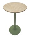 Masa de bar Alaska, Mauro Ferretti, 60x106 cm, MDF/fier, verde