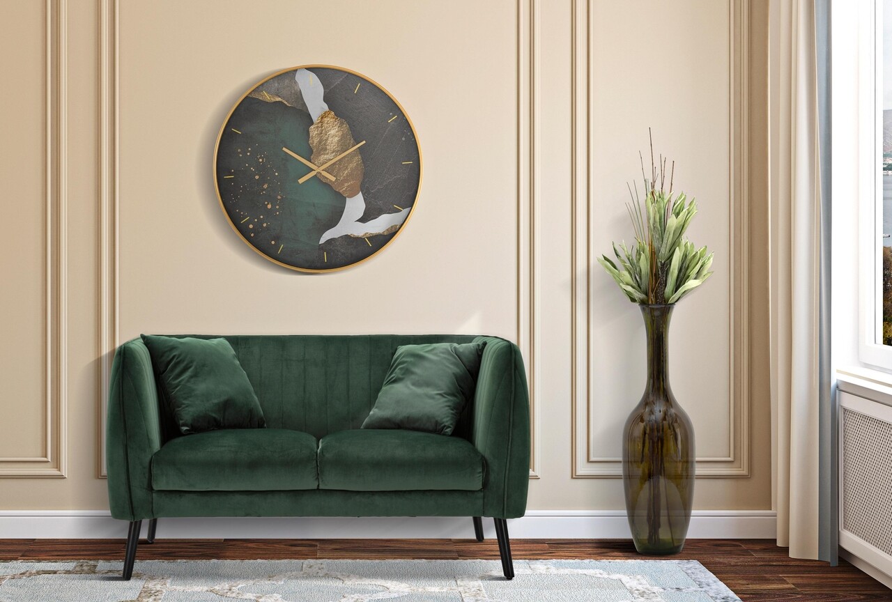 Ceas de perete Art, Mauro Ferretti, Ø 80 cm, fier, multicolor - 1 | YEO
