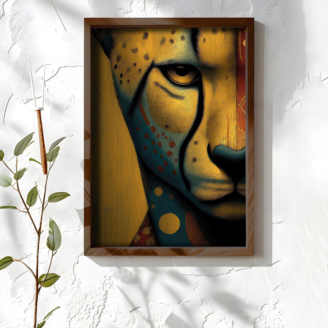 Tablou decorativ NAL110-70 MDF Lemn masiv Multicolor