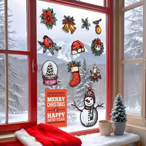Sticker decorativ, 309106_3050, 30 x 50 cm, Multicolor