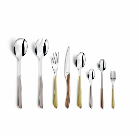 Set tacamuri 38 piese, Amefa, All You Need, inox, multicolor