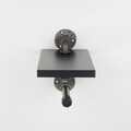 Raft de perete, BORURAF238, MDF , Dimensiune: 15 x 28 x 15 cm, Negru