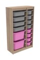 Dulap multifunctional, Estella, Montana Xs 2D4N8U, Gri Sonomo / Roz