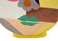Vas decorativ Piccassy Round, Mauro Ferretti, 23x9x28 cm, ceramica, multicolor