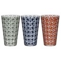 Set 6 pahare de apa Colors, InArt, 395 ml, sticla