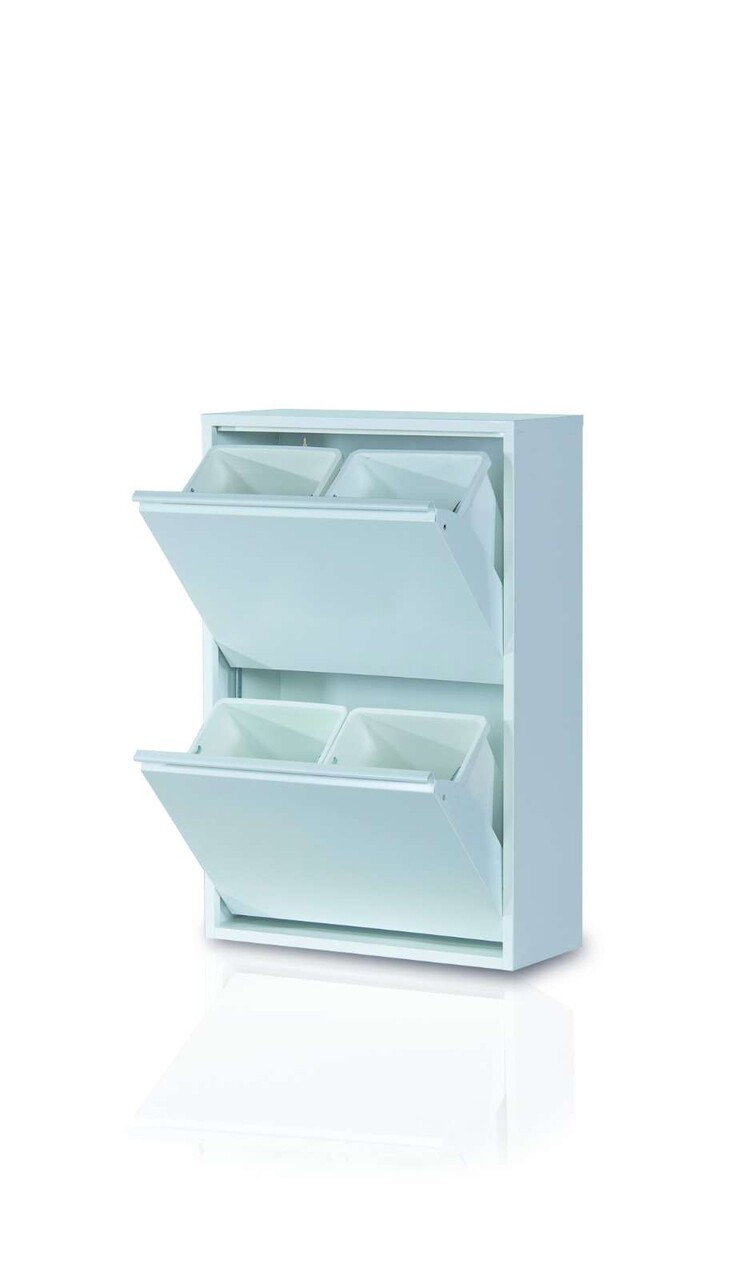 Dulap multifunctional, Hanah Home, Forto 4, 62x92x25 cm, Metal, Alb - view 3