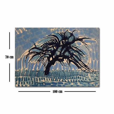 Tablou decorativ, 70100FAMOUSART-012, Canvas, 70 x 100 cm, Multicolor