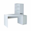 Birou, Hanah Home, Nora Right, 160x157.8x60 cm, PAL, Alb