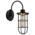 Aplica de perete, Alby, 525NOR3174, Fier, Negru
