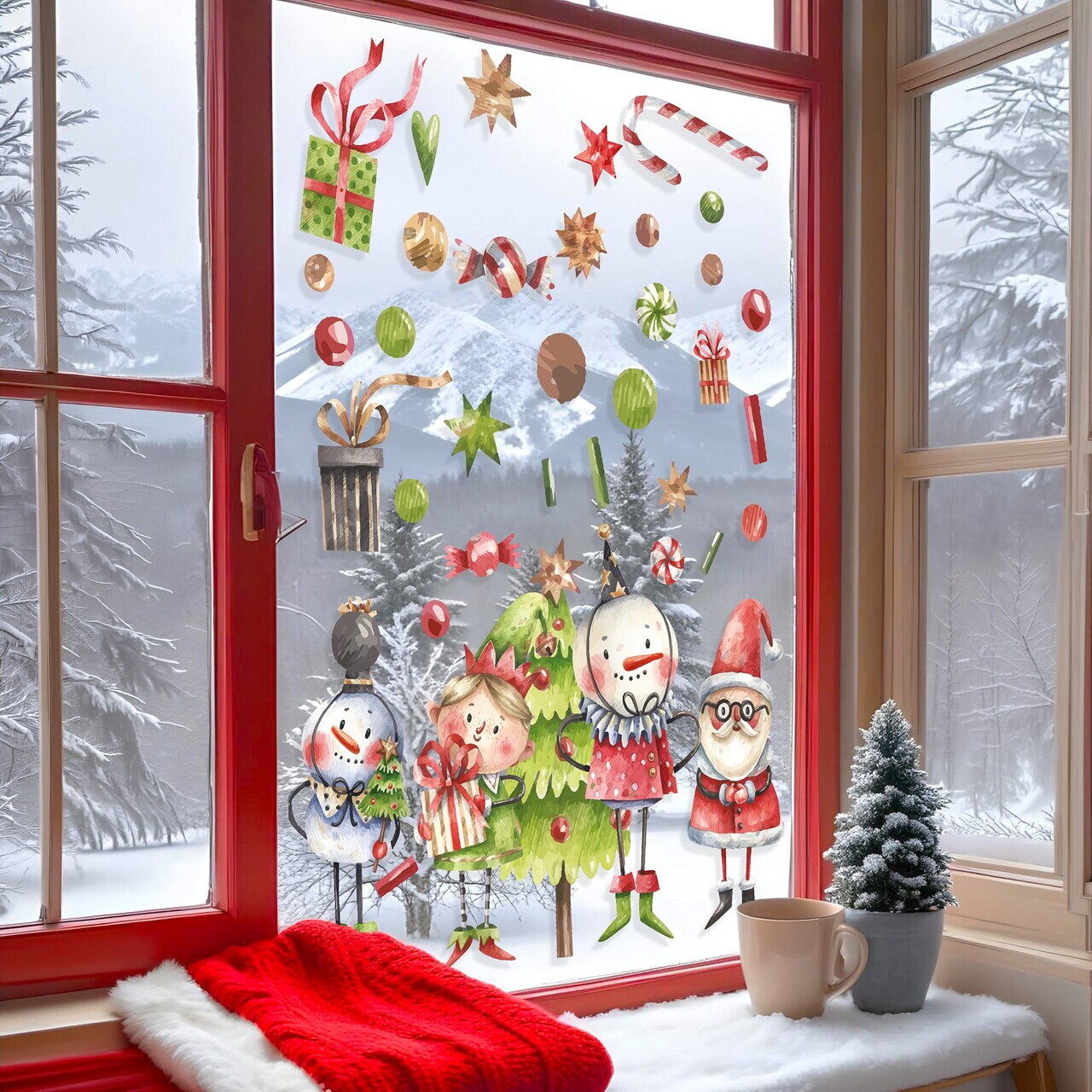 Sticker decorativ, 309102_3050, 30 x 50 cm, Multicolor