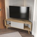 Comoda TV, Zena Home, Mora, Stejar Safir / Alb
