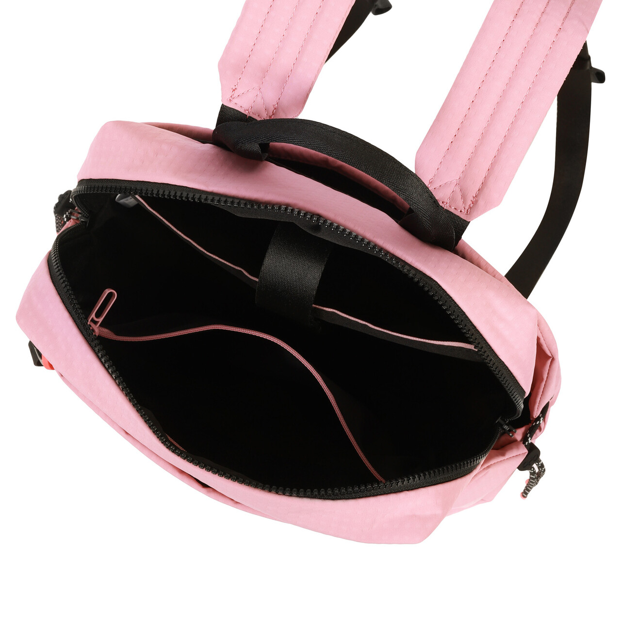 Rucsac Akira, STRING, Hedgren, 29x13x38 cm, poliester, roz/negru