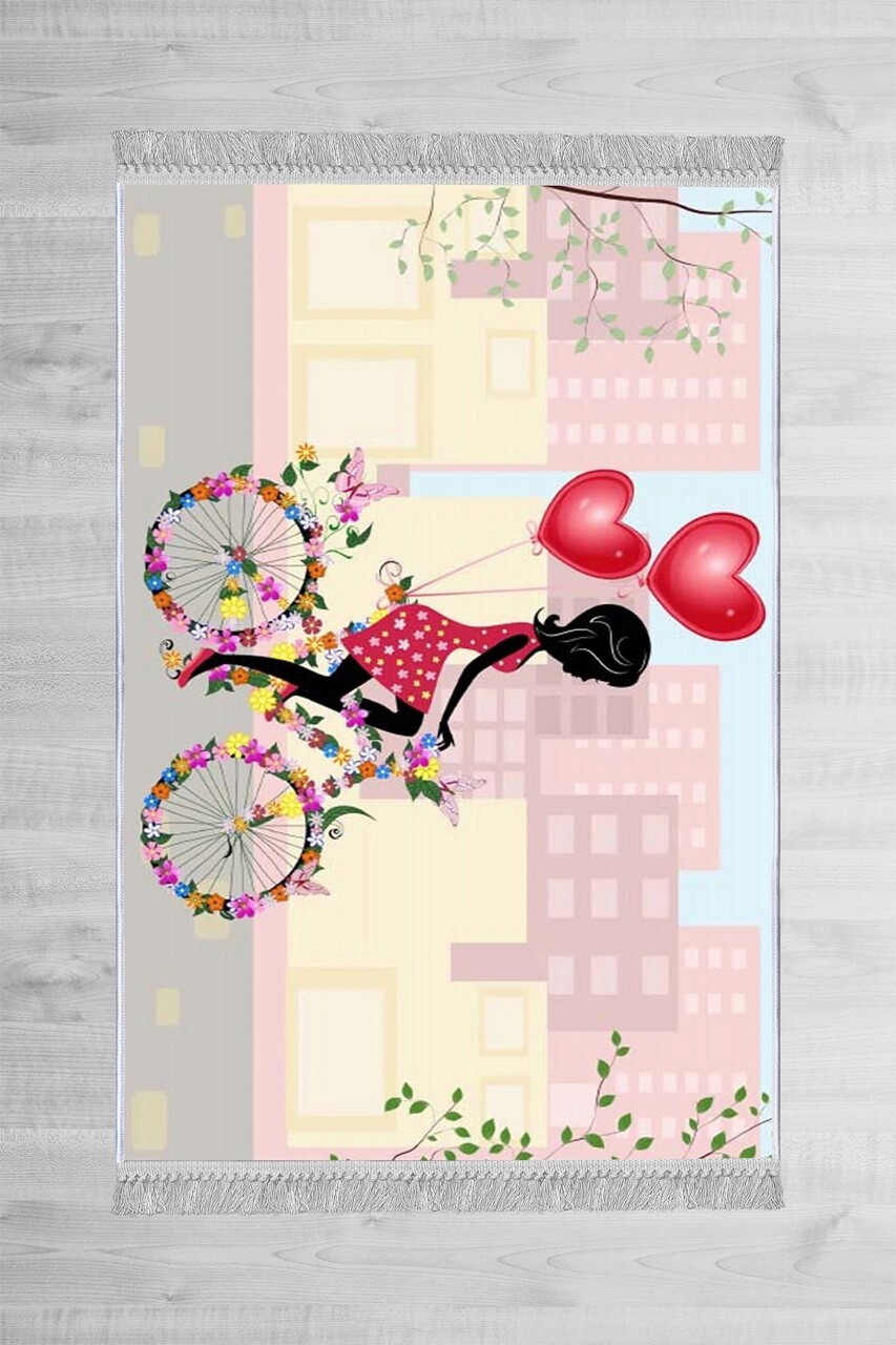 Covor, ELS502, 100x200 cm, Catifea, Multicolor - 3 | YEO