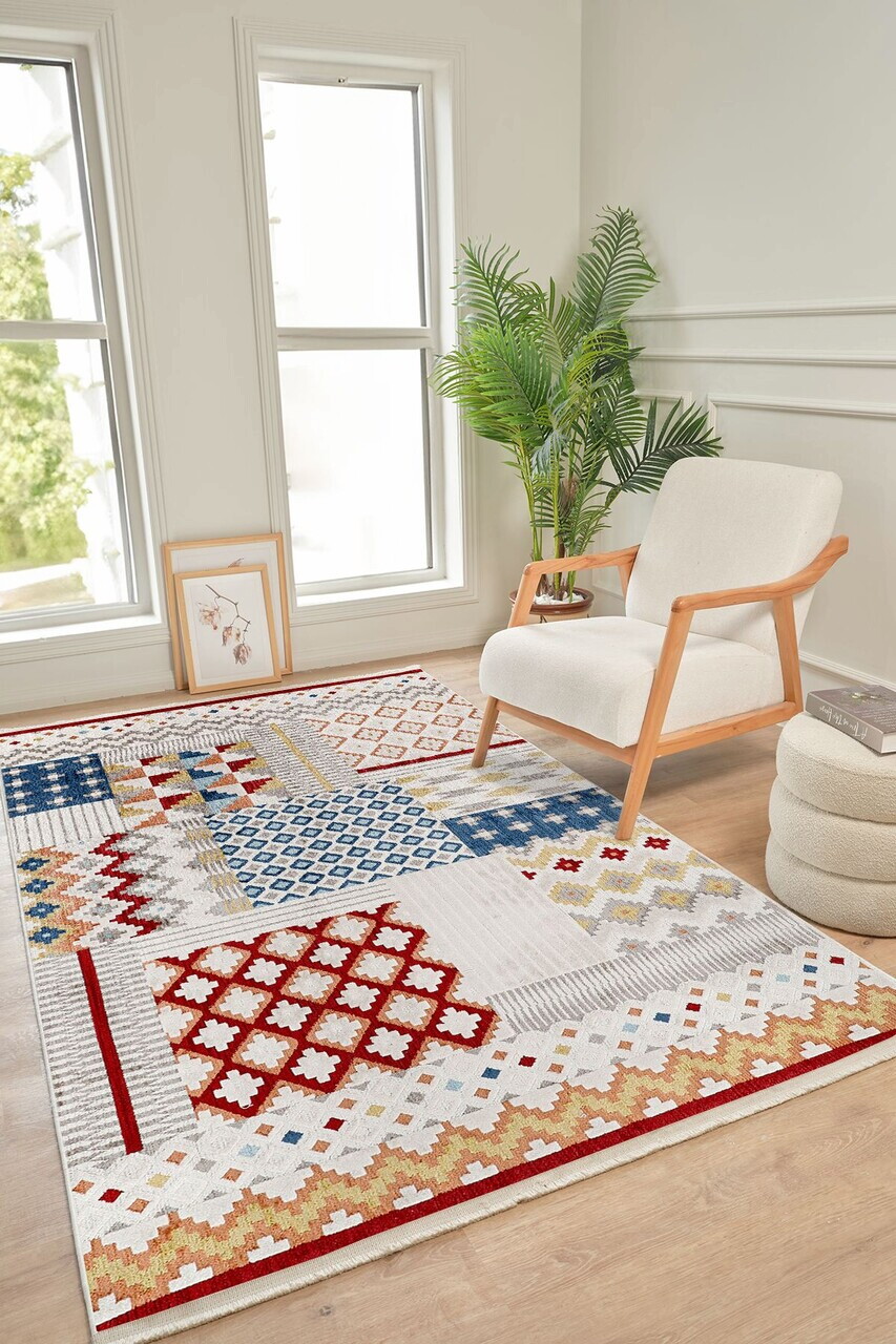 Covor, Colorıum Co004, 80x150 cm, Poliester, Multicolor